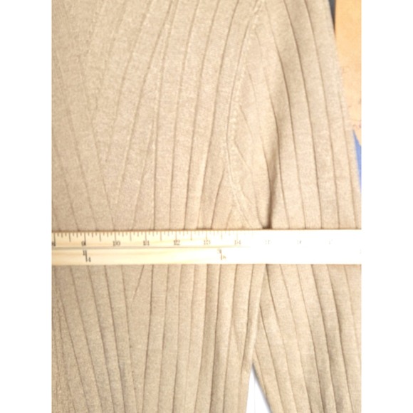 Torrid Knit‎ Sweater Dress Women Size 1X Beige 3/4 Sleeve Boho Stretch Long NEW - Picture 6 of 13